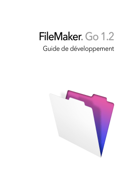 Filemaker Go 1.2 Manuel utilisateur