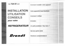 Brandt HRN32B Manuel utilisateur