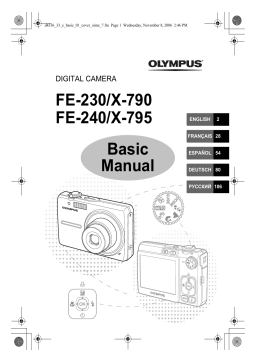 Olympus FE250 Manuel utilisateur