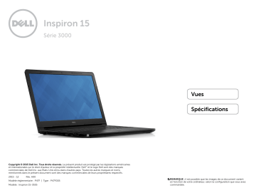Dell Inspiron 15 3555 laptop spécification | Fixfr