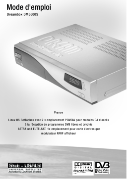 Dreambox DM5600S Manuel utilisateur