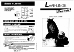 Lave-Linge Brandt BB 40: IA Chat &amp; PDF Notice