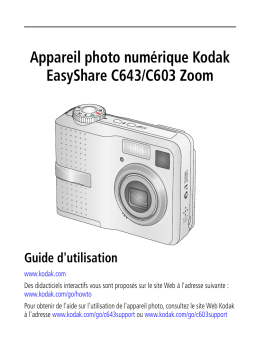 Kodak C603 Manuel utilisateur