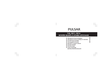 Manuel du propriétaire | Pulsar NX14 Manuel utilisateur | Fixfr