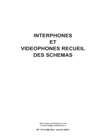 urmet domus MT101-016 F - Interphones et videophones Manuel utilisateur | Fixfr