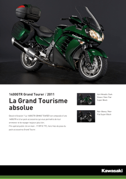 Kawasaki 1400 GTR GRAND TOURER Manuel utilisateur