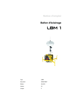 Wacker Neuson LBM1/230V Light Balloon Manuel utilisateur