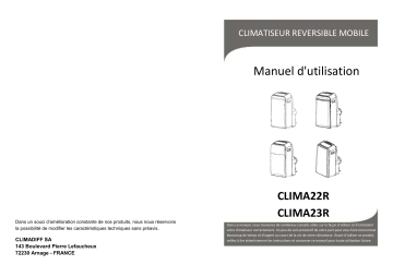 Manuel du propriétaire | Climadiff CLIMA 23R Manuel utilisateur | Fixfr