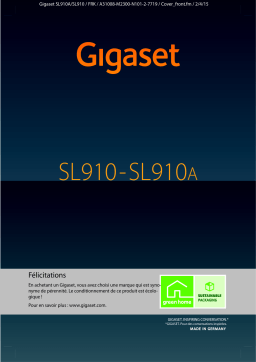 Siemens Gigaset SL910A Manuel utilisateur