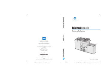 Manuel du propriétaire | Konica Minolta BIZHUB 750 Manuel utilisateur | Fixfr