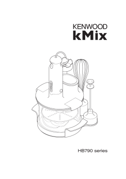 Kenwood KMIX HDX754WH Manuel utilisateur