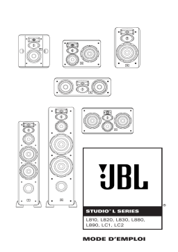 JBL L810 (220-240V) Manuel utilisateur