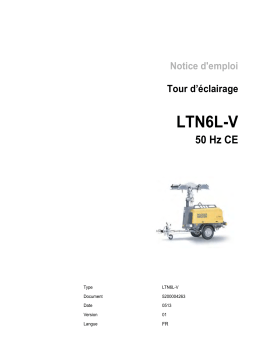 Wacker Neuson LTN6L-V Light Tower Manuel utilisateur