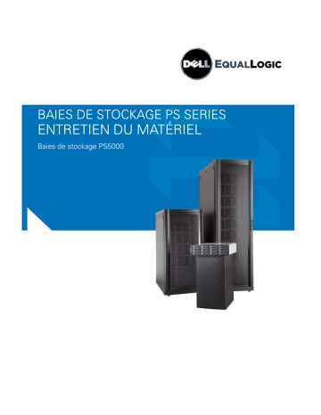 Dell Equallogic PS5000xv storage Manuel du propriétaire | Fixfr