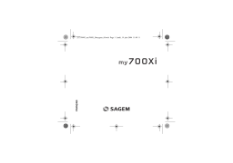 Sagem my700Xi Manuel utilisateur