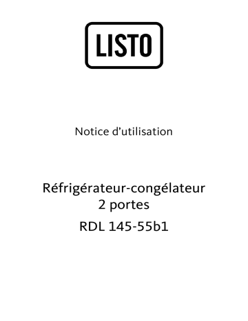 Manuel du propriétaire | Listo RLL145-55B3 Manuel utilisateur | Fixfr