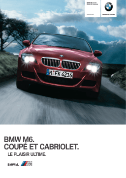 BMW M6 Manuel utilisateur