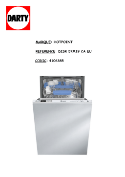 Indesit DIF16T1A Manuel utilisateur