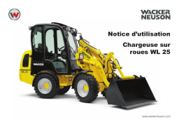 Wacker Neuson WL25 Articulated wheel loader Manuel utilisateur