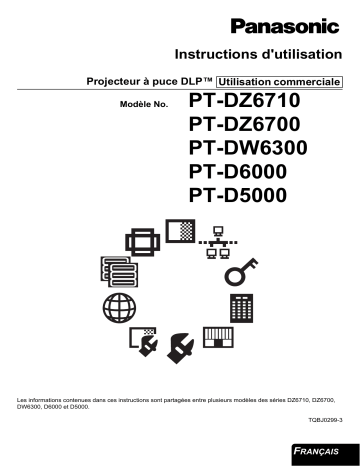 Manuel du propriétaire | Panasonic PT-DZ6700 Manuel utilisateur | Fixfr