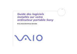 Sony PCG-NV309 Manuel utilisateur