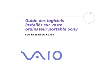 Manuel du propriétaire | Sony PCG-NV309 Manuel utilisateur | Fixfr