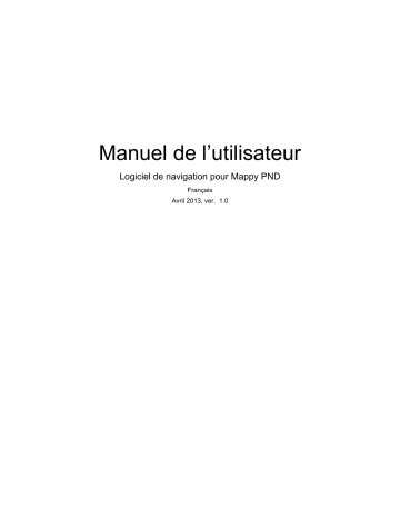 Manuel du propriétaire | MAPPY ULTI S546 CAV Manuel utilisateur | Fixfr