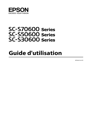 Manuel du propriétaire | Epson WORKFORCE WF-4740DTWF Manuel utilisateur | Fixfr