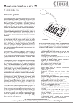 Cloud PM Series Fiche technique