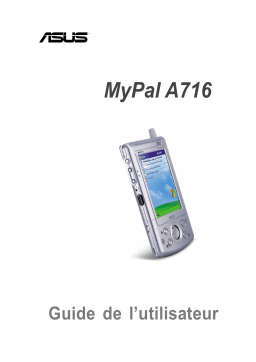Asus MyPal A716 Manuel utilisateur