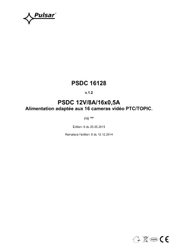 Pulsar PSDC16128 - v1.2 Manuel utilisateur