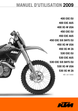 KTM 400 EXC EU Manuel utilisateur