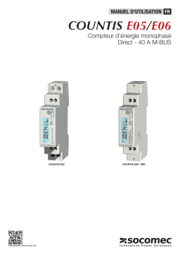 Socomec COUNTIS E0x Operating instrustions