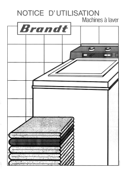 Brandt CX752 Manuel utilisateur