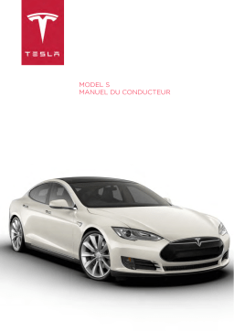 Tesla Model S 2015 Manuel utilisateur