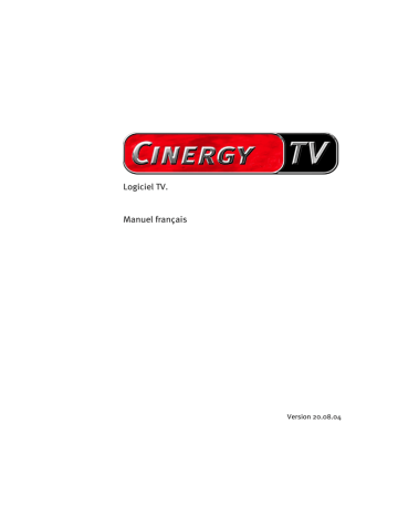 Manuel du propriétaire | Terratec CINERGY400TVMOBILE MANUAL SOFTWARE Manuel utilisateur | Fixfr