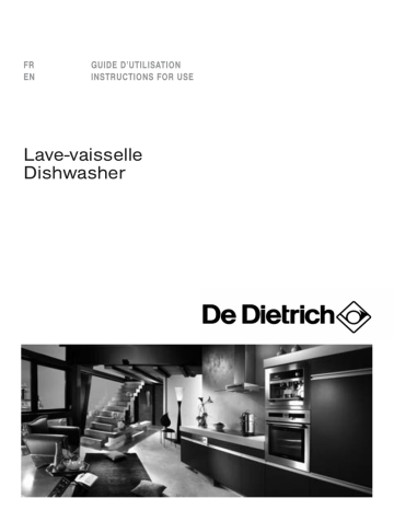 Manuel du propriétaire | De Dietrich DVH1120J Manuel utilisateur | Fixfr