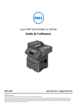 Dell 3333/3335dn Mono Laser Printer printers accessory Manuel utilisateur