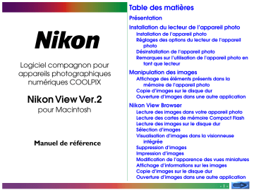 Manuel du propriétaire | Nikon View 2 Manuel utilisateur | Fixfr