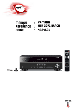 Yamaha HTR-3071 Manuel utilisateur