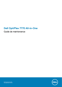 Dell OptiPlex 7770 All In One desktop Manuel du propriétaire
