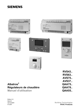 Siemens QAA78 Manuel utilisateur