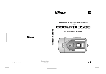 Mode d'emploi | Nikon Coolpix E3500 Manuel utilisateur | Fixfr