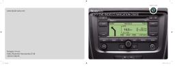 SKODA RADIO NAVIGATION SYSTEM CRUISE Manuel utilisateur