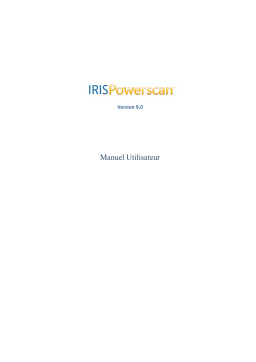 IRIS IRISPOWERSCAN 9.0 Manuel utilisateur