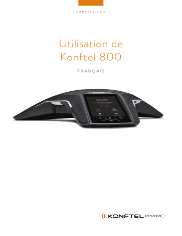 Konftel 800 Mode d'emploi | Fixfr