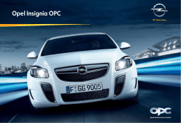 Opel INSIGNIA OPC Manuel utilisateur