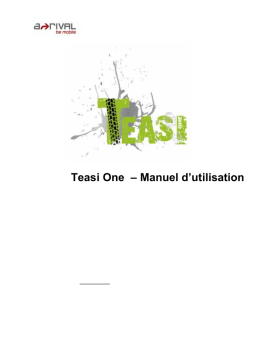 Teasi One v1.0 Manuel utilisateur