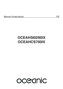 Oceanic OCEACS700IX Manuel utilisateur