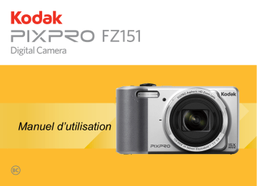 Manuel du propriétaire | Kodak FZ151 - PixPro Manuel utilisateur | Fixfr